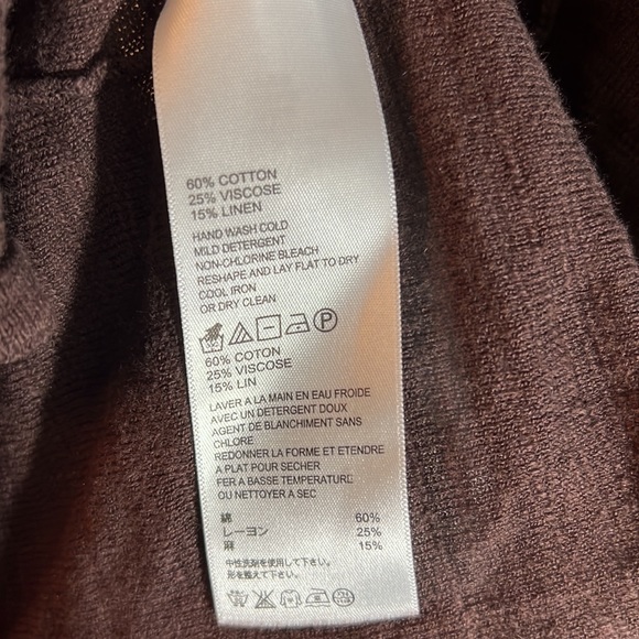 Tommy Bahama Large Brown Cardigan with Pockets Women’s - Picture 4 of 6